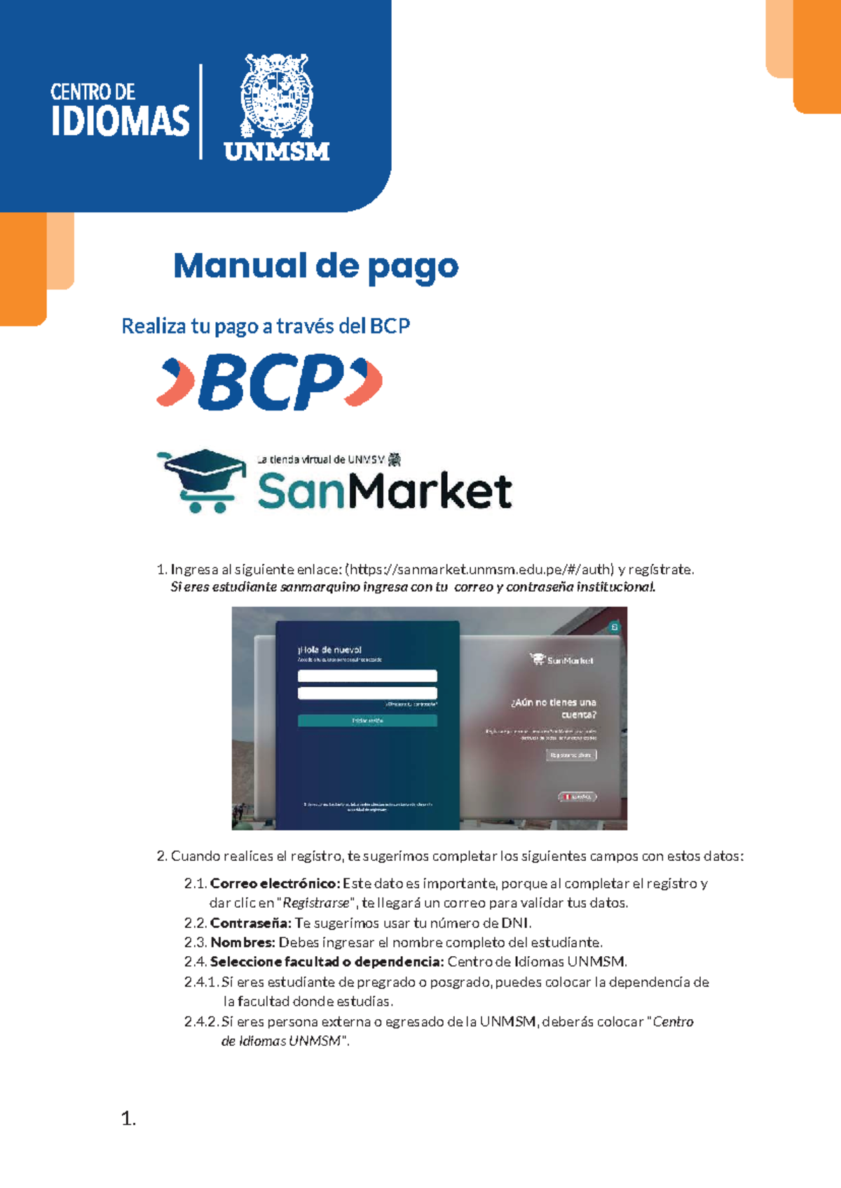Guía de Pago BCP para Estudiantes de la UNMSM: Instrucciones y Pasos ...
