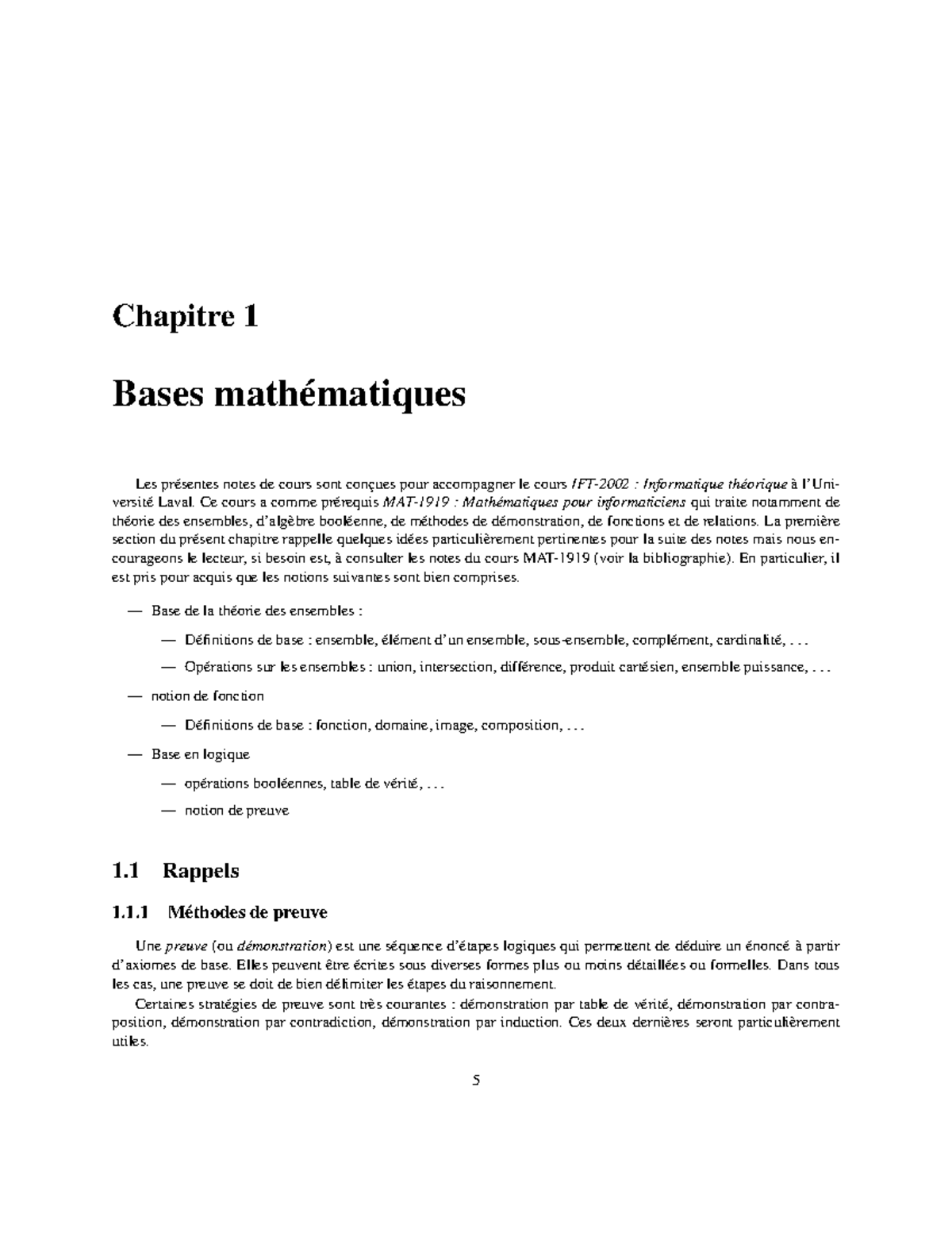 Bases mathématiques - base math - Chapitre 1 Bases mathématiques Les ...