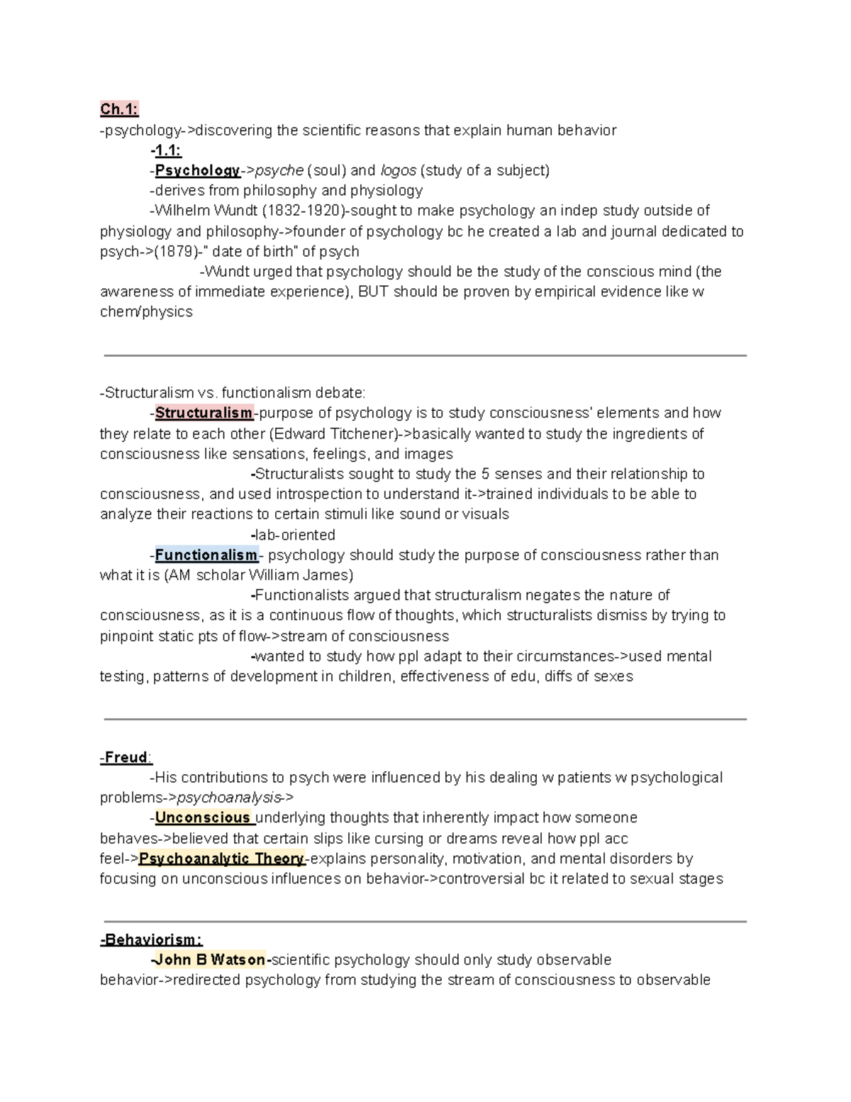 Psychology 101: From Wundt to Functionalism - Key Concepts and Insights ...