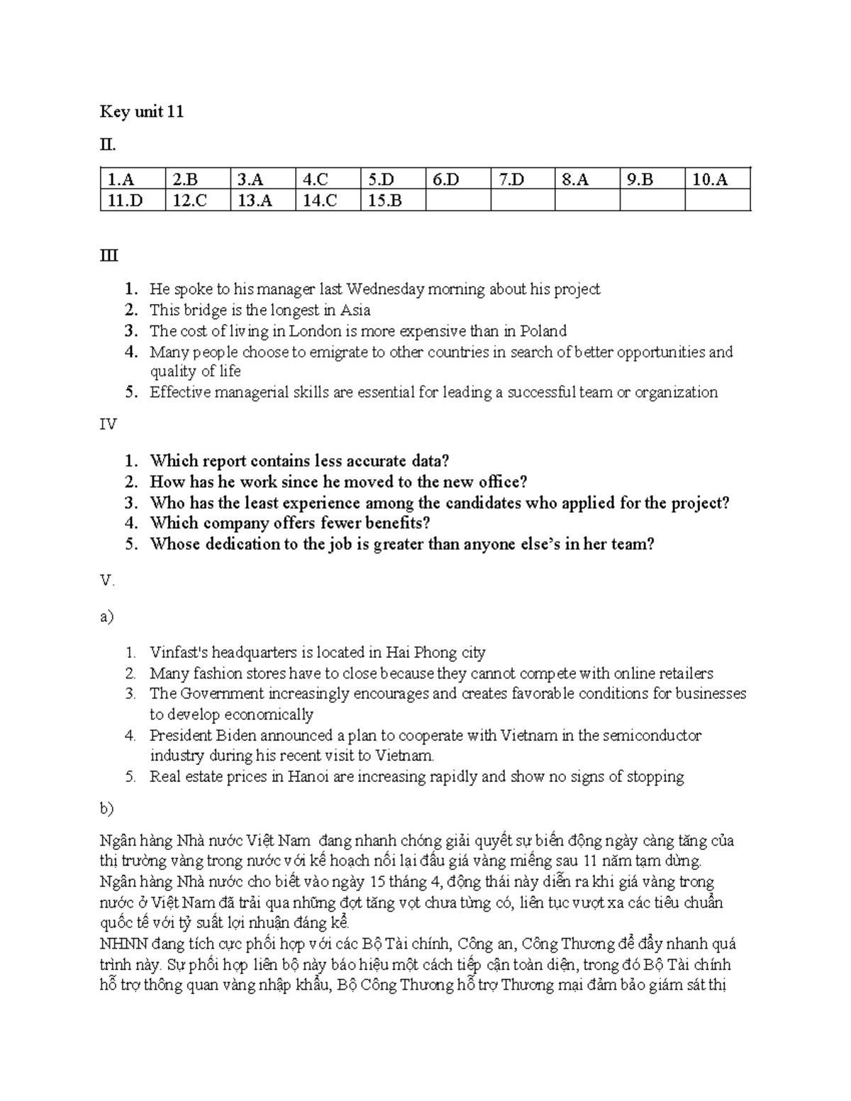 Key Unit 11 - TACB1 Study Notes and Exercises - Studocu