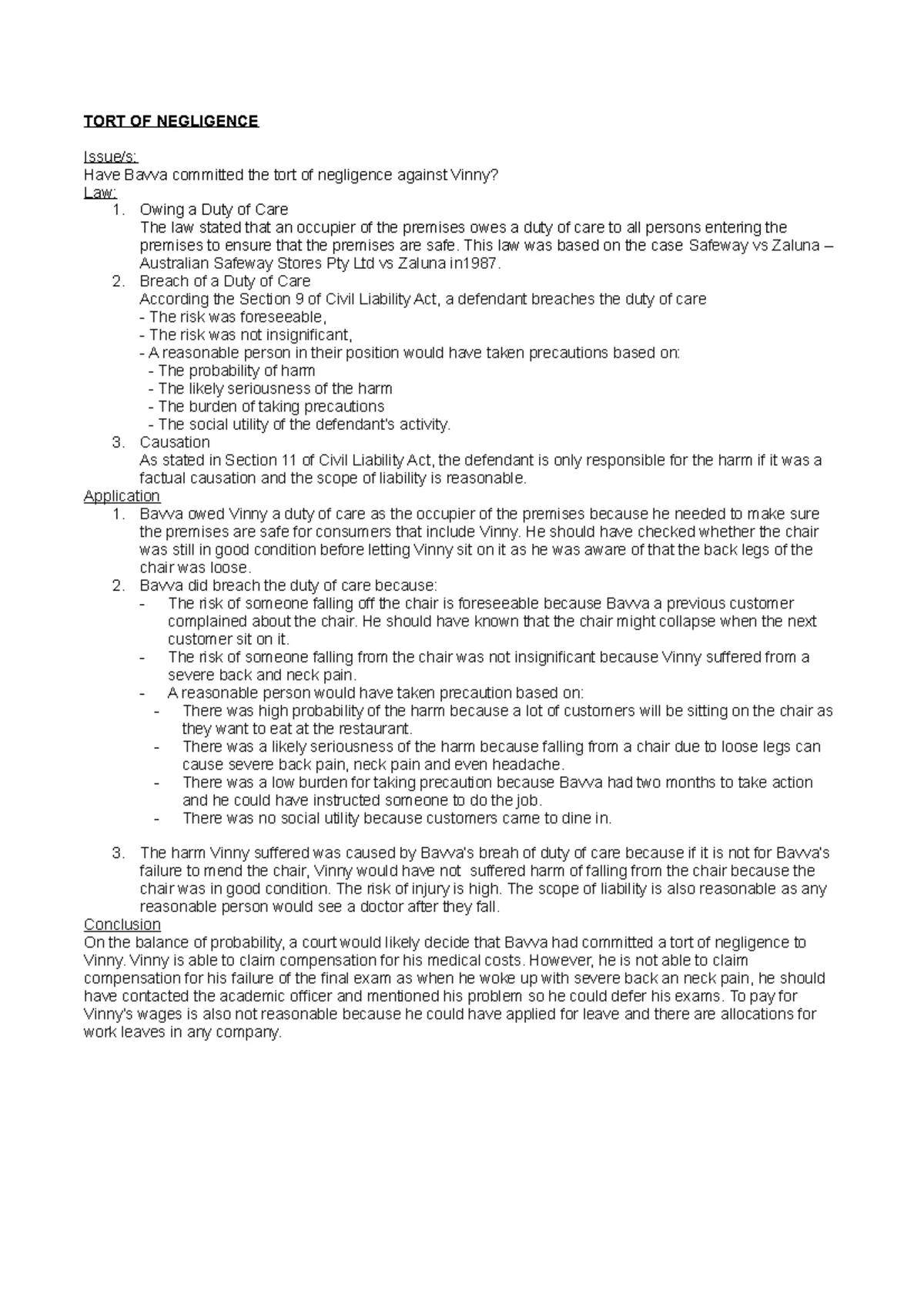 Guide to ILAC Technique - LAWS1100 Business Law ILAC GUIDELINES ...