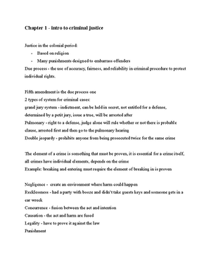 Study Guide: Women in Policing and Criminal Law Issues - Study Guide ...
