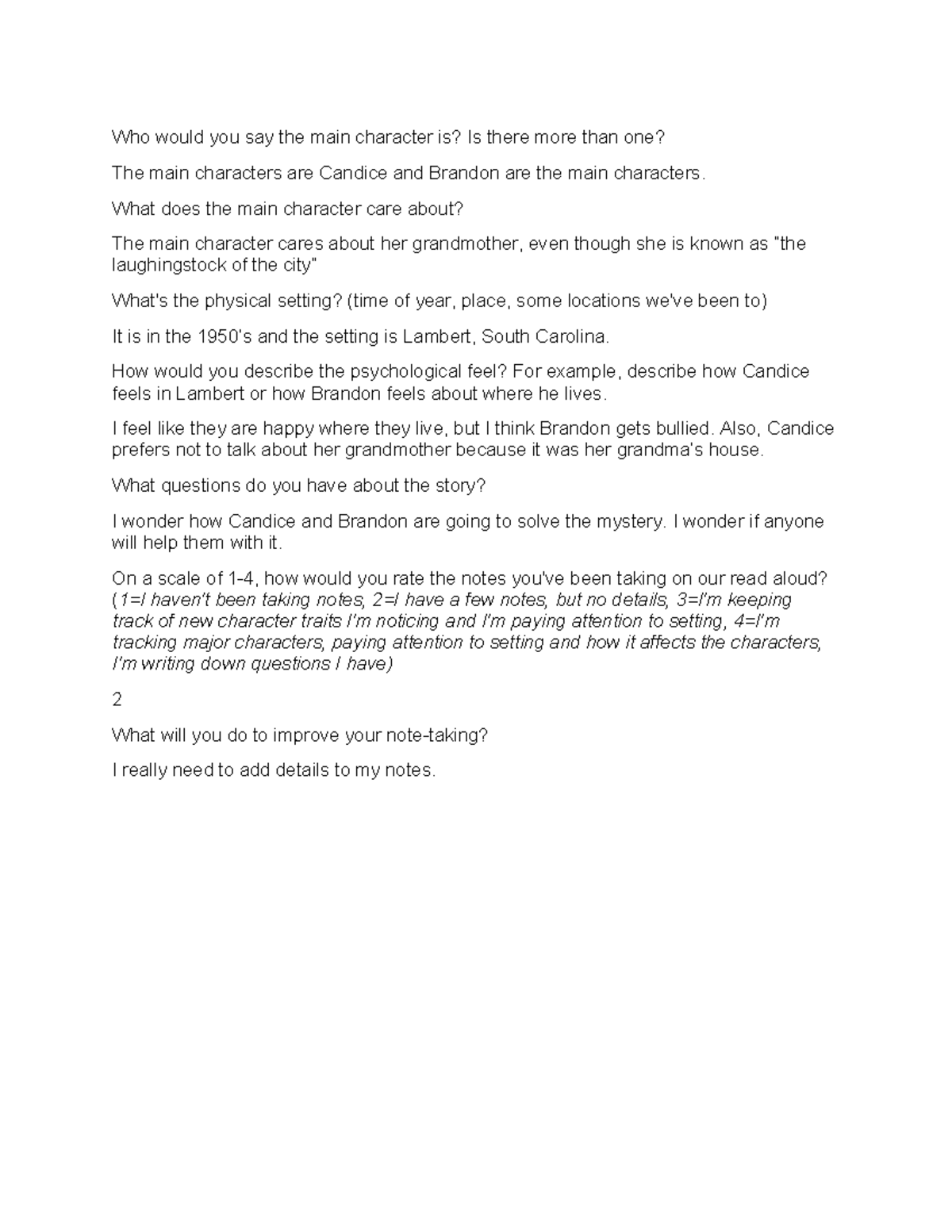 The Parker Inheritance - Who would you say the main character is? Is ...