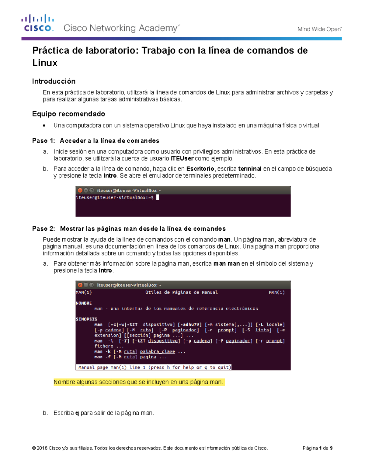 10.4.3.3-Lab-Working-with-the-Linux-Command-Line II - Práctica de ...