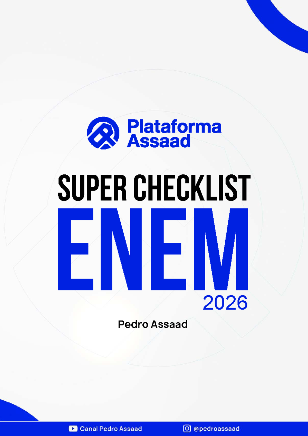 Checklist Completo ENEM 2026 - Preparação para Medicina - Document Preview