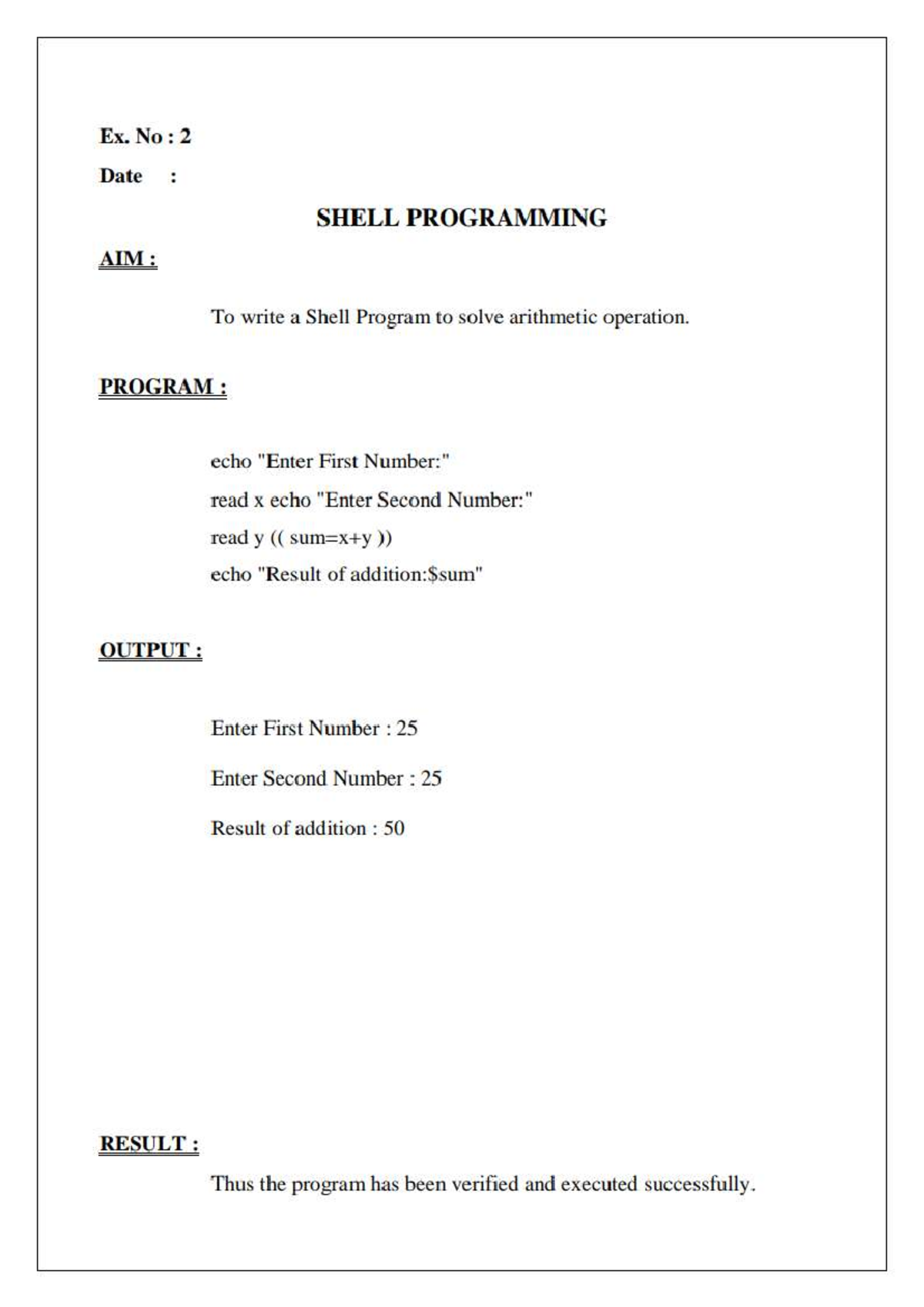 OS C - Study Material: Shell & CPU Scheduling Algorithms - Studocu