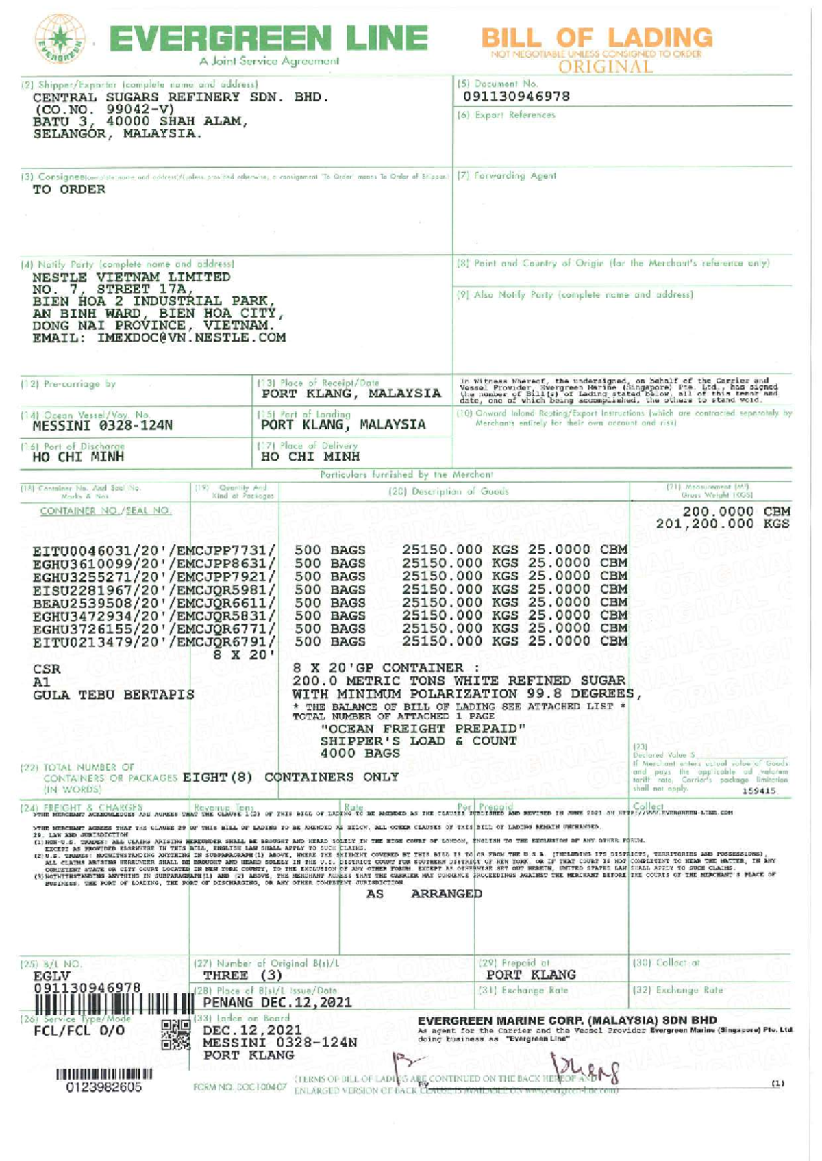 BILL (3) - BILL (3) - Logistics19D - Studocu