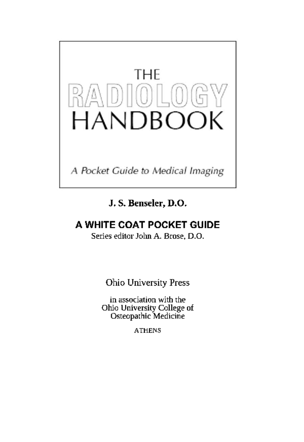 Page 2 - nurse - Nursing fundamental - THE RADIOLOGY HANDBOOK A Pocket ...