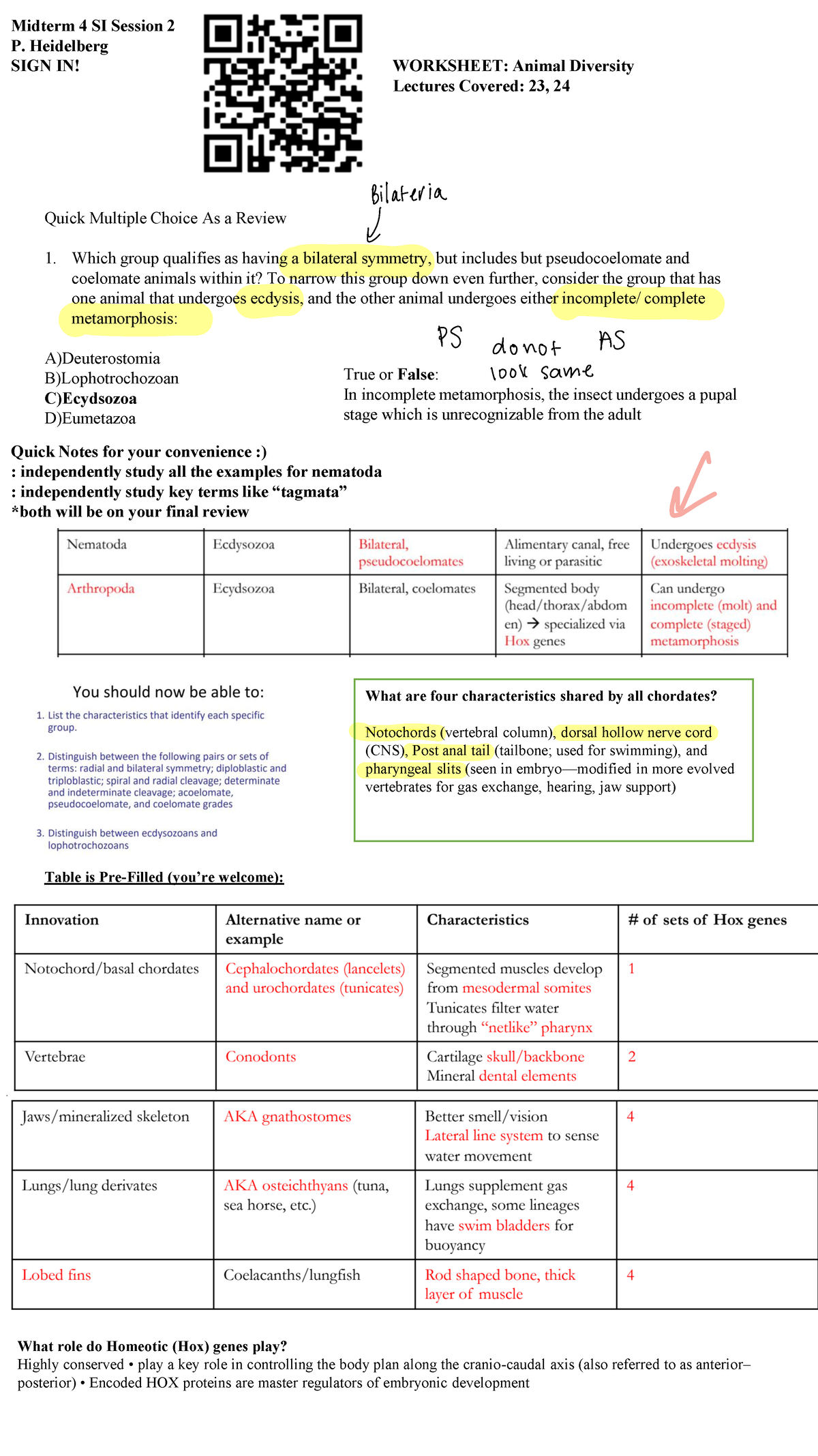 SI Final Sheet 2 answer key - Midterm 4 SI Session 2 P. Heidelberg SIGN ...