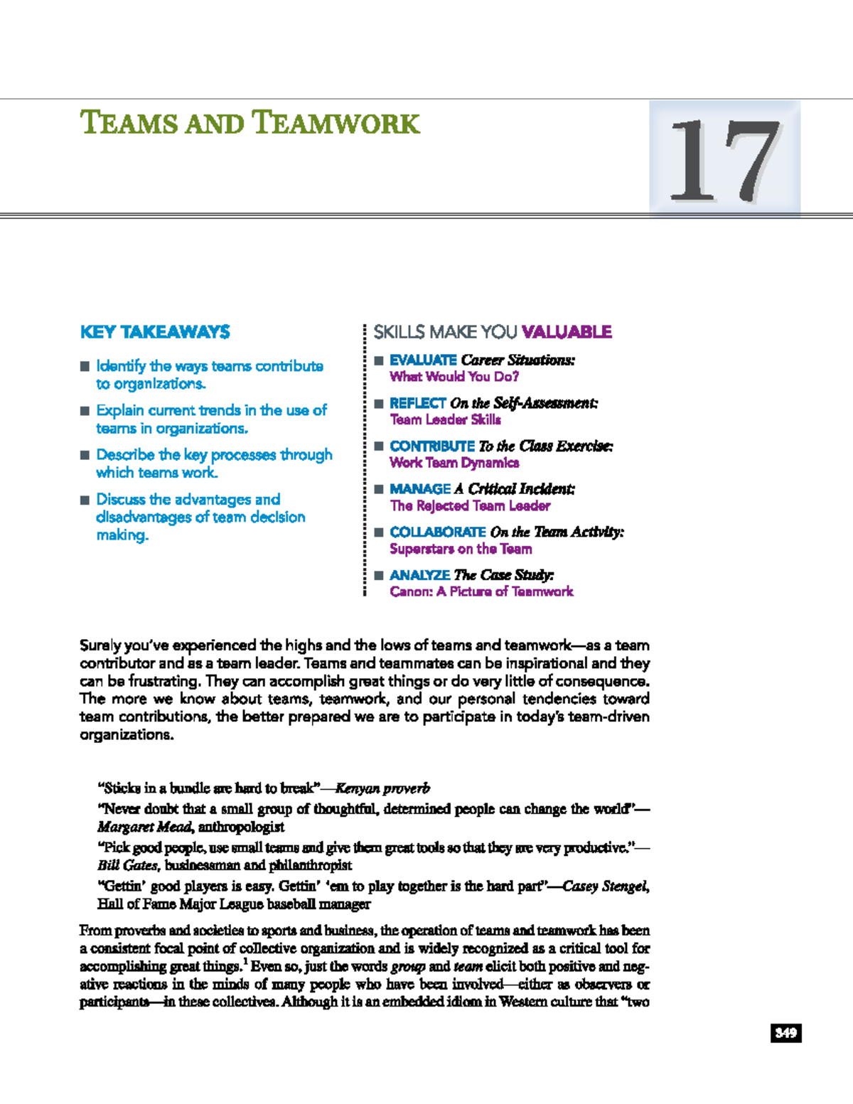 Chapter 17: Key Concepts and Highlights for Study - Studocu