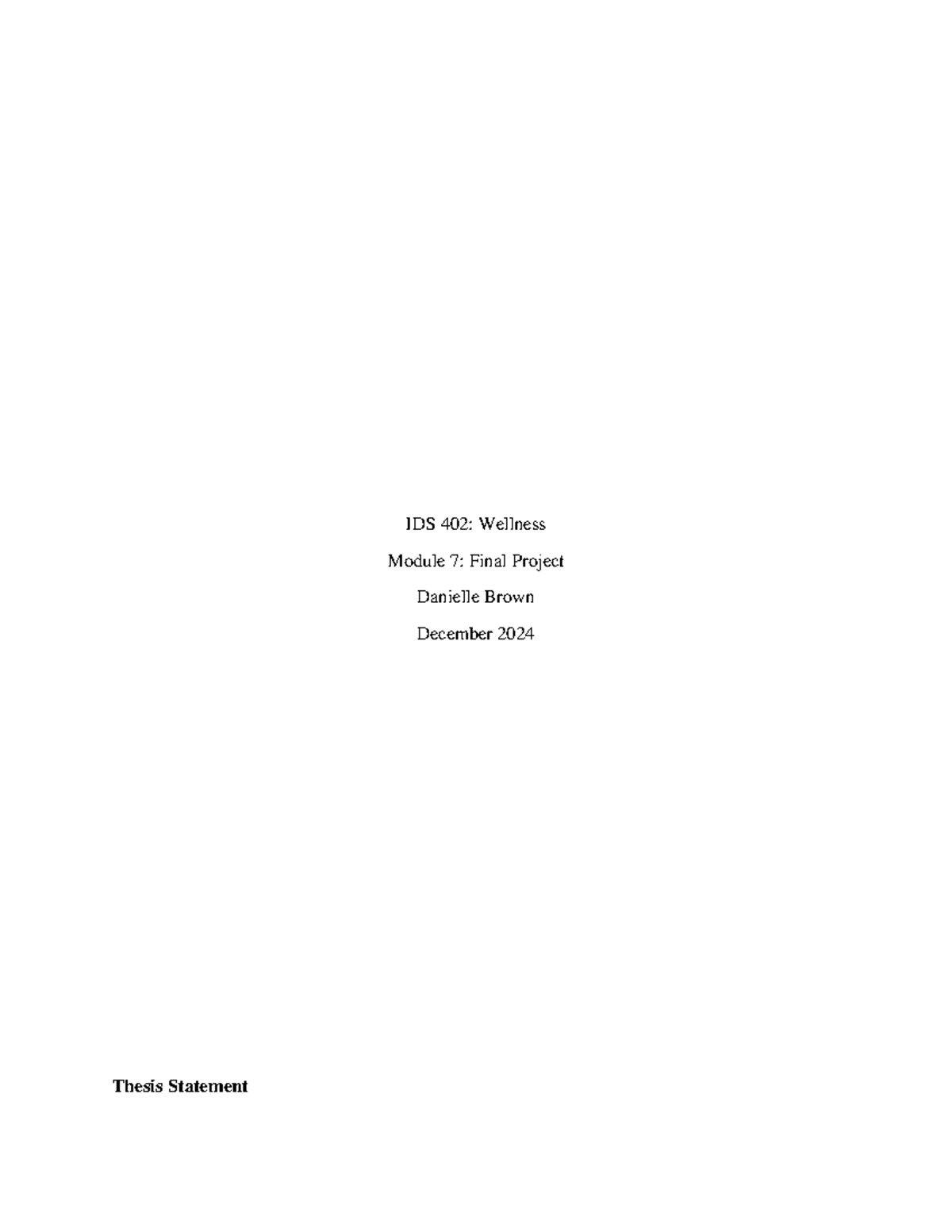 IDS 402: Final Project on the Societal Impacts of Depression - Studocu
