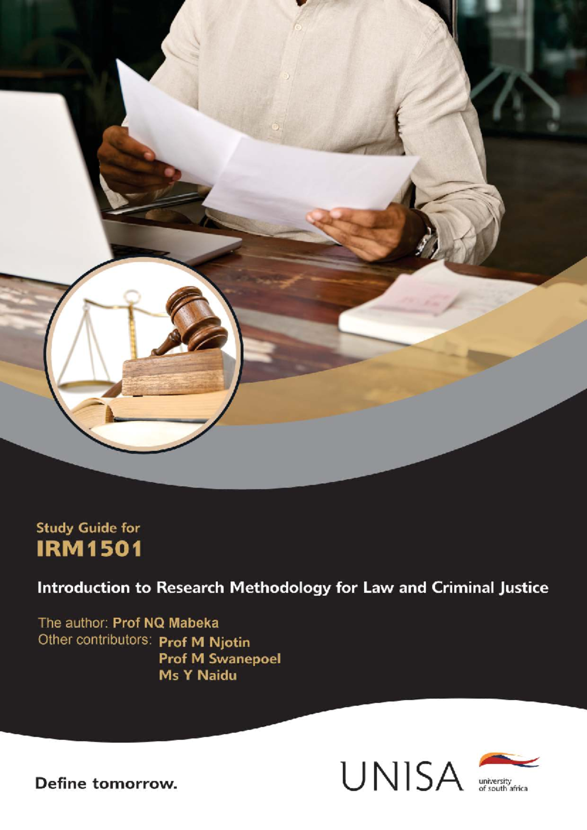 IRM1501: Introduction to Research Methodology in Law and Criminal ...