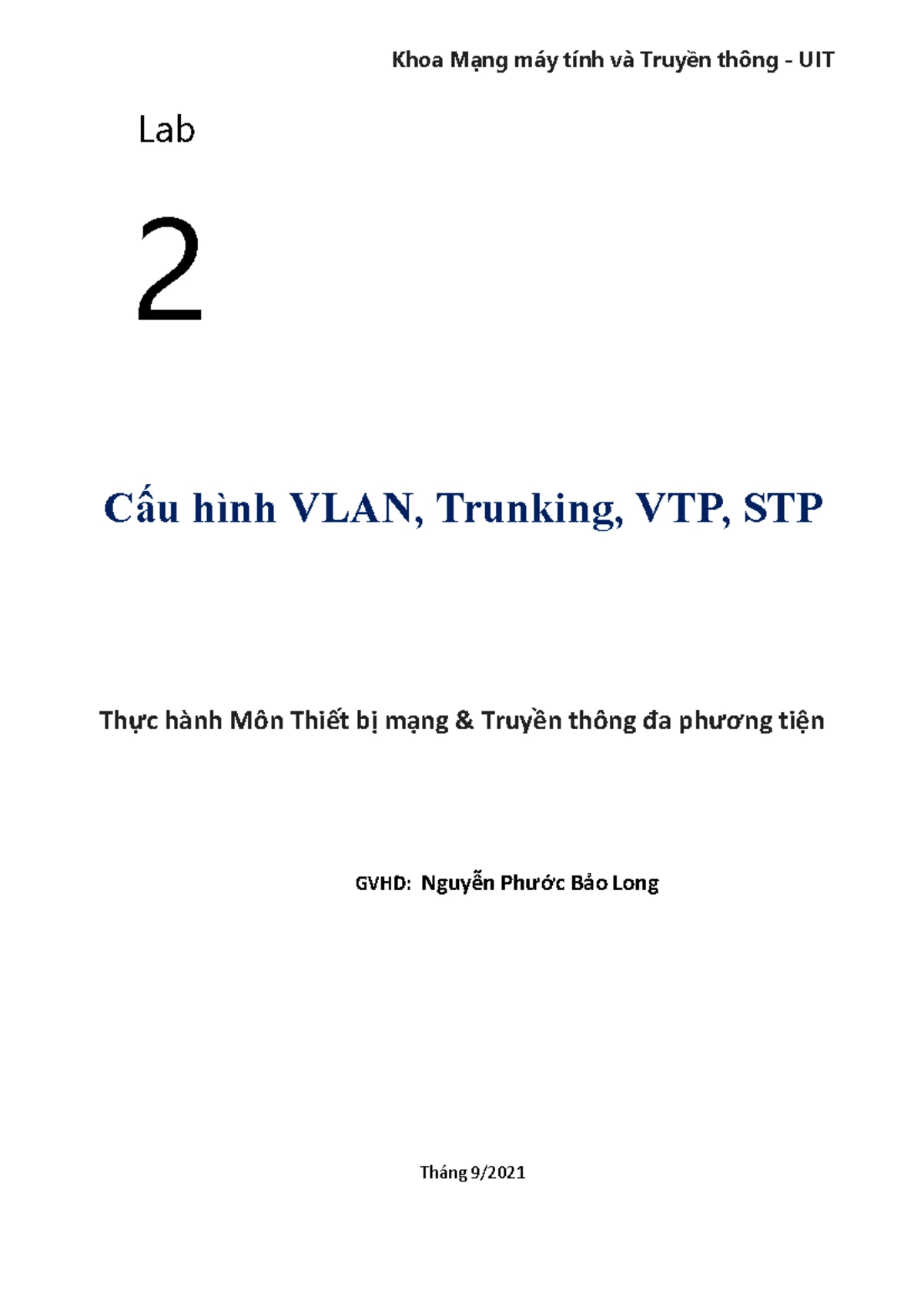 Báo cáo Thực Hành Lab01 - Mạng Máy Tính - IT005 - Studocu