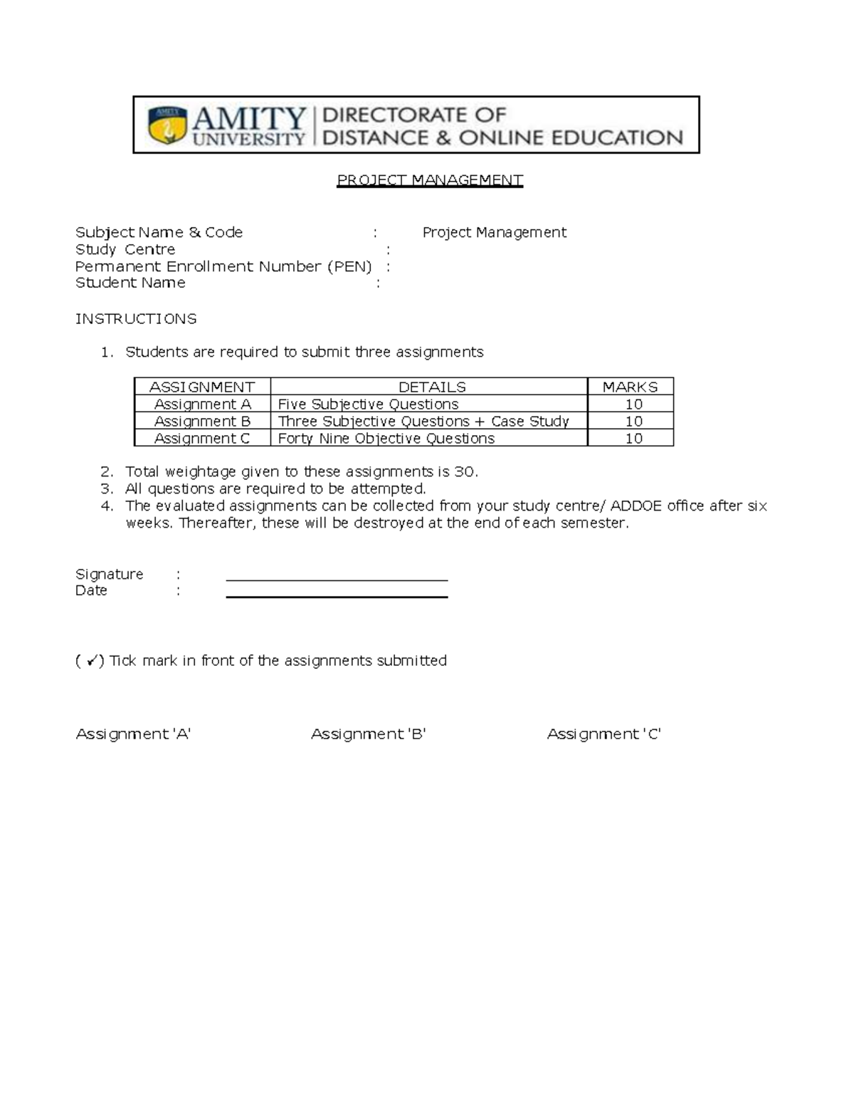 Project Management PM101 Assignment Sample: Planning & Case Study ...