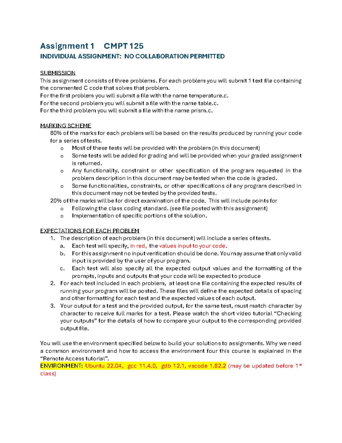 CMPT125 Tutorial: Configuring VSCode for Program Compilation - Studocu