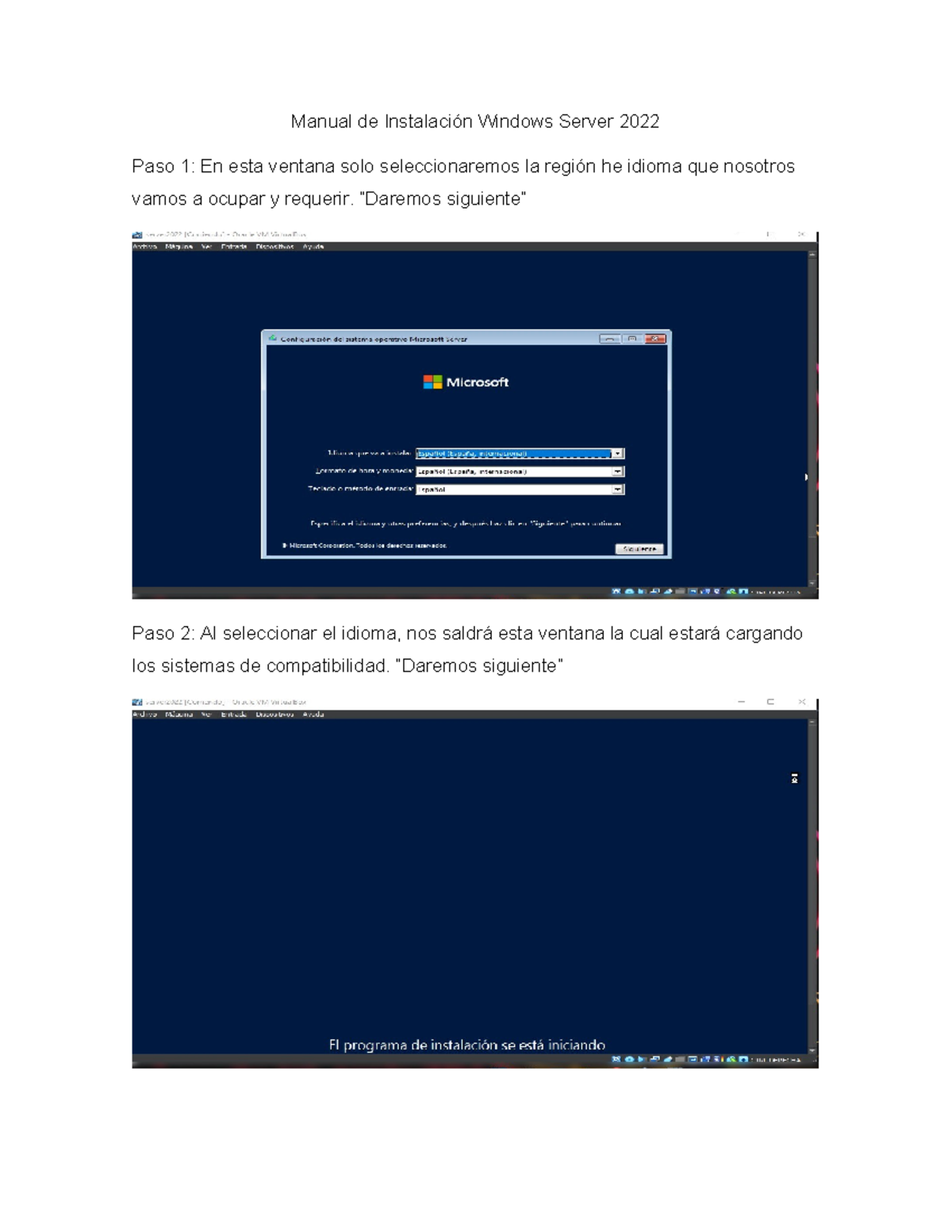 Guía de Instalación para Windows Server 2022: Paso a Paso - Studocu