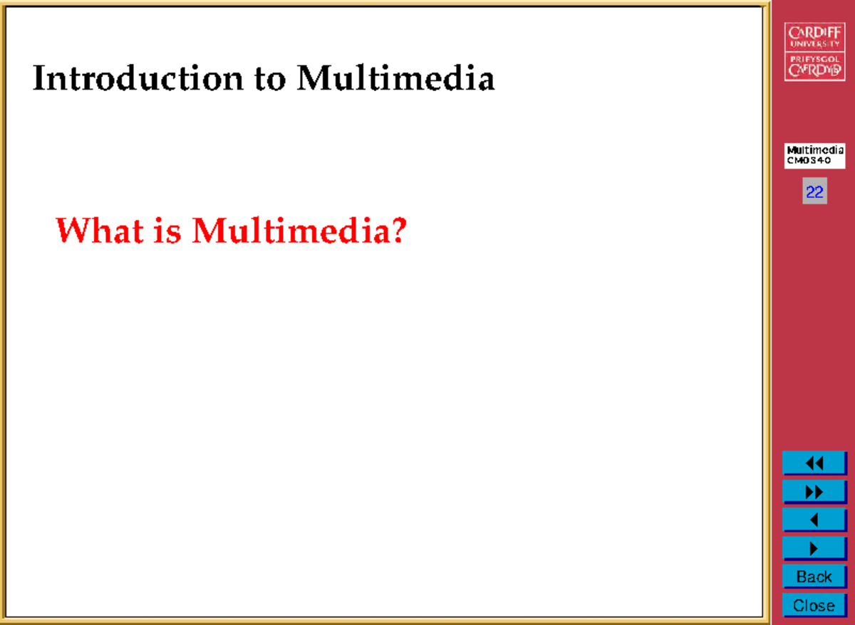Introduction to Multimedia Systems: Concepts and Applications - Studocu