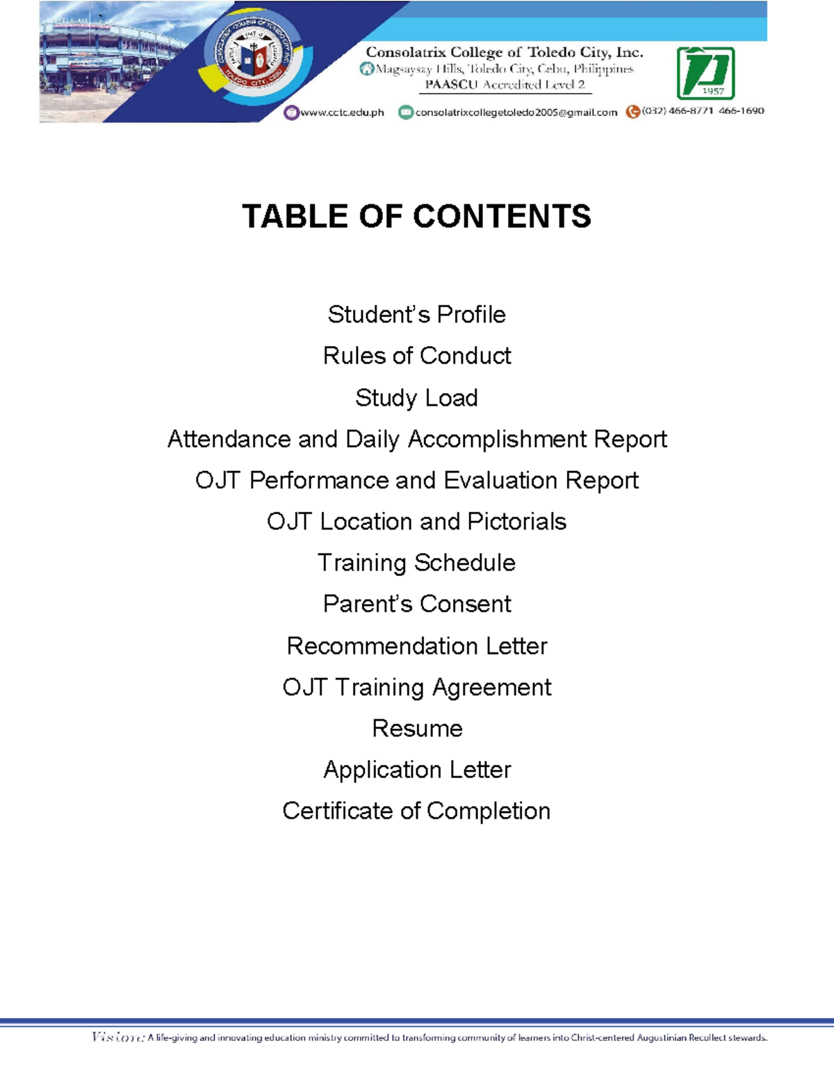 OJT Performance Evaluation Report for BSIT 4 - Leh Maxine Y. Flores ...