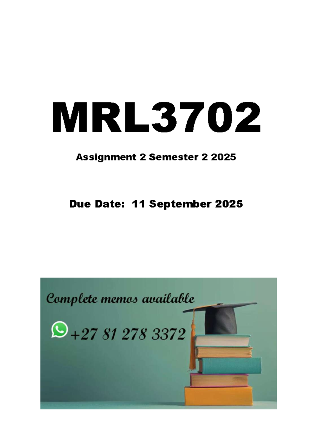 MRL3702 Assignment 2 Memo: Labour Relations Act Analysis - Studocu