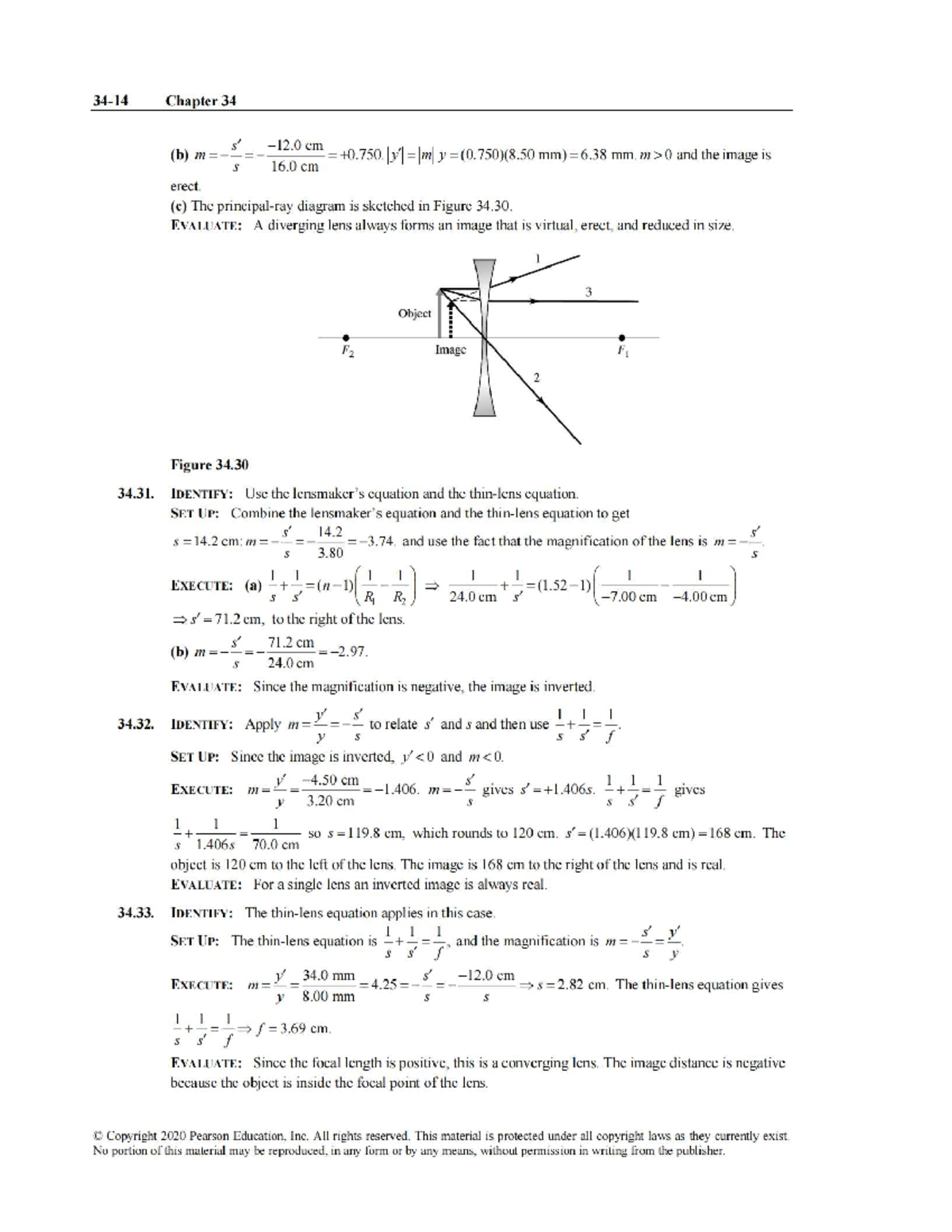 University Physics (PHYS 1316) Chapter 34: Lens Magnification and Image ...