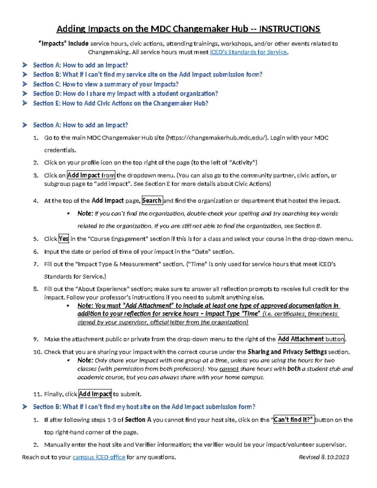 Adding Impacts Master Sept 2023 (1) - Adding Impacts on the MDC ...