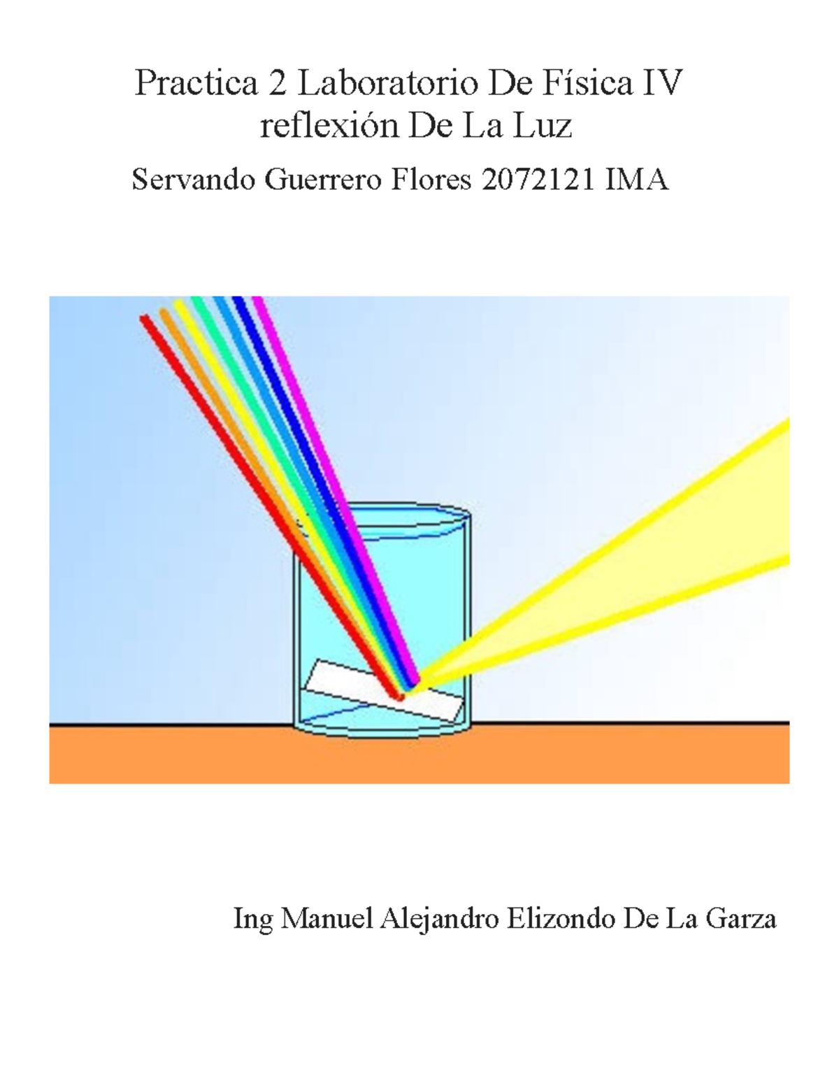 Practica 2 Laboratorio De Física IV reflexión De La Luz - lab fisica 4 ...