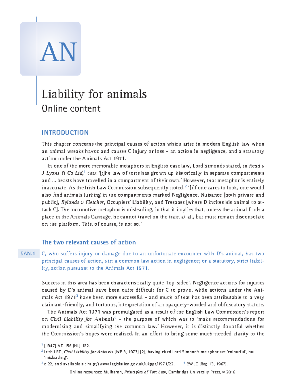 Liability for Animals: Understanding the Animals Act 1971 and ...