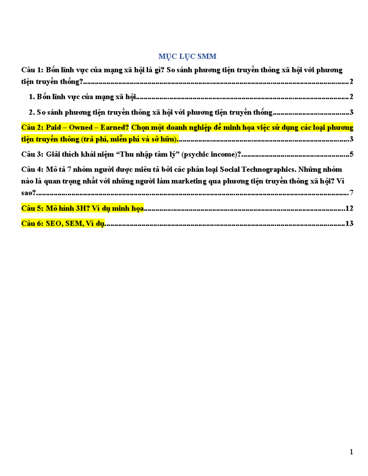 SMM Final Exam Review: Key Concepts and Case Studies - Studocu