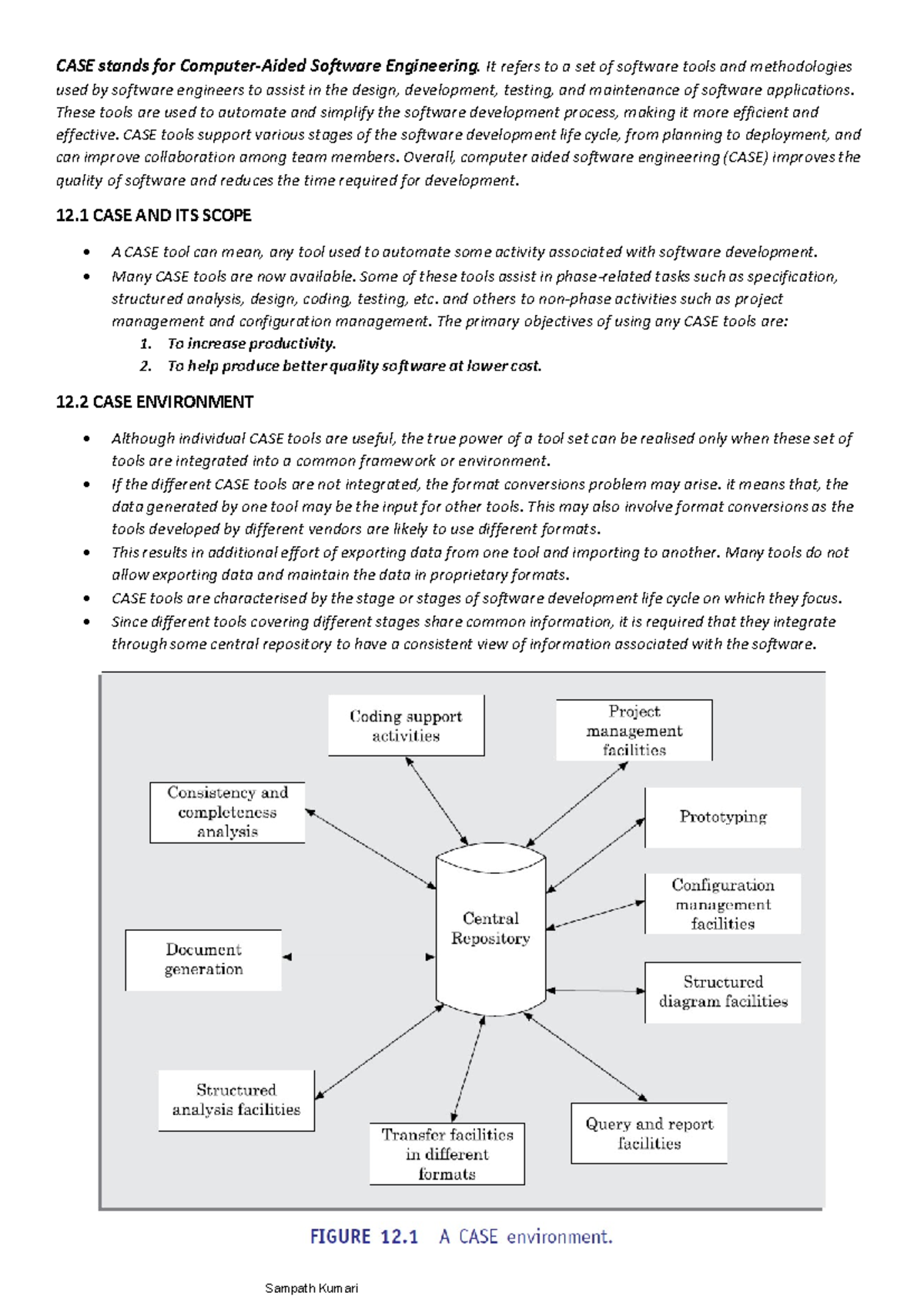 SE UNIT-5: Understanding CASE Tools and Their Impact on Software ...
