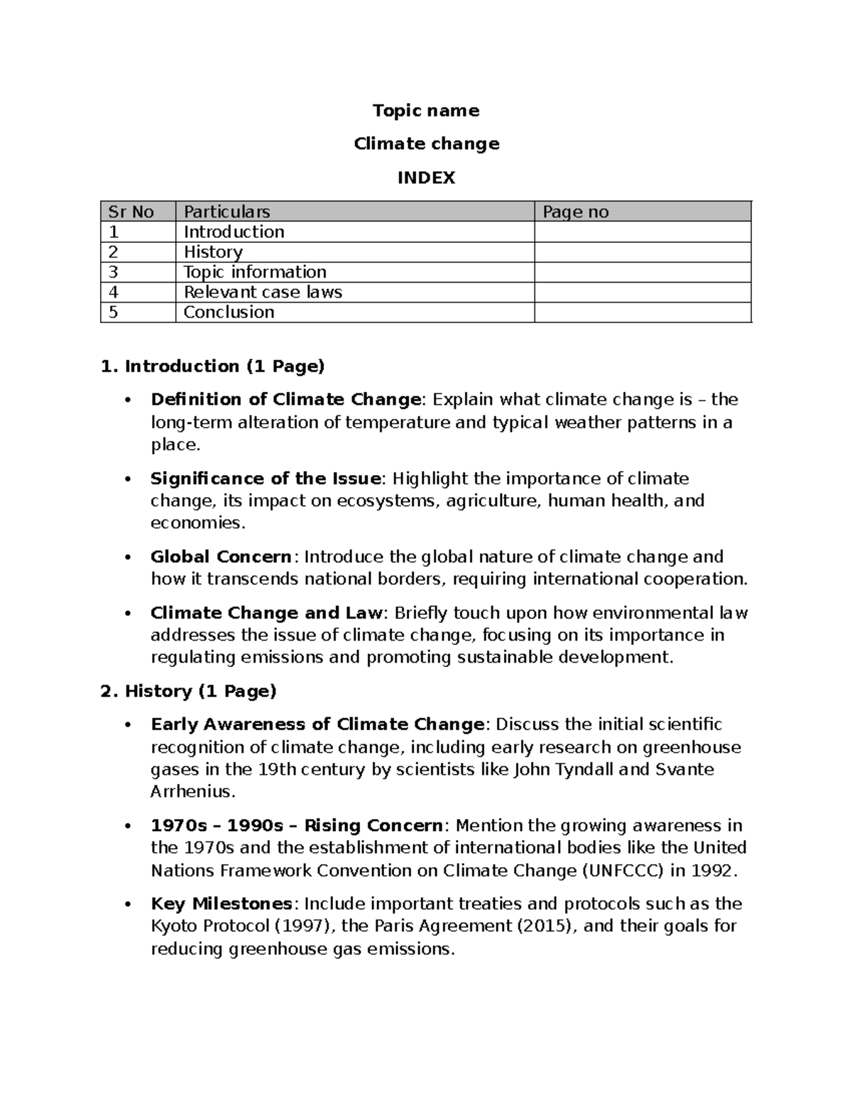 Assignment - Climate Change Overview and Key Insights - Studocu