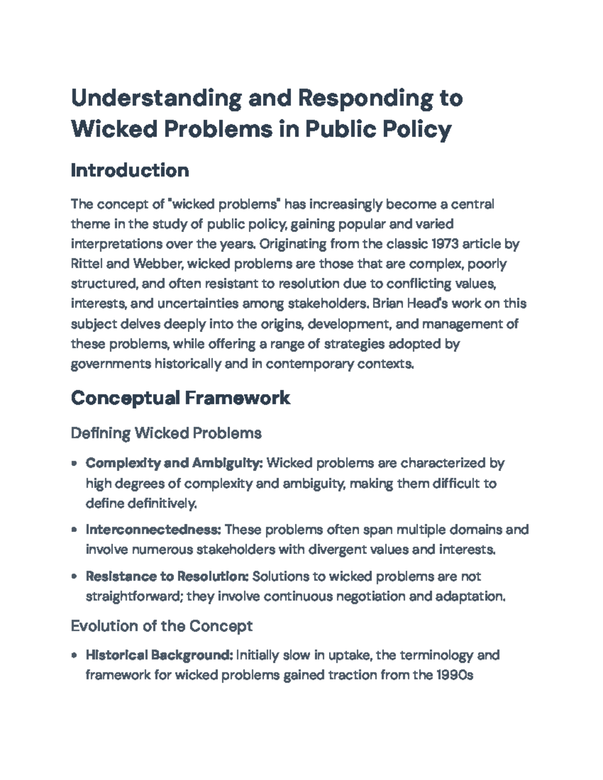 Understanding Wicked Problems in Public Policy: Strategies & Insights ...