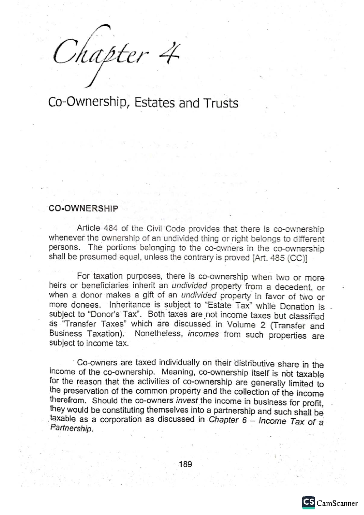 Chapter 4 - Estates and Trusts: Tax Implications and Case Studies - Studocu