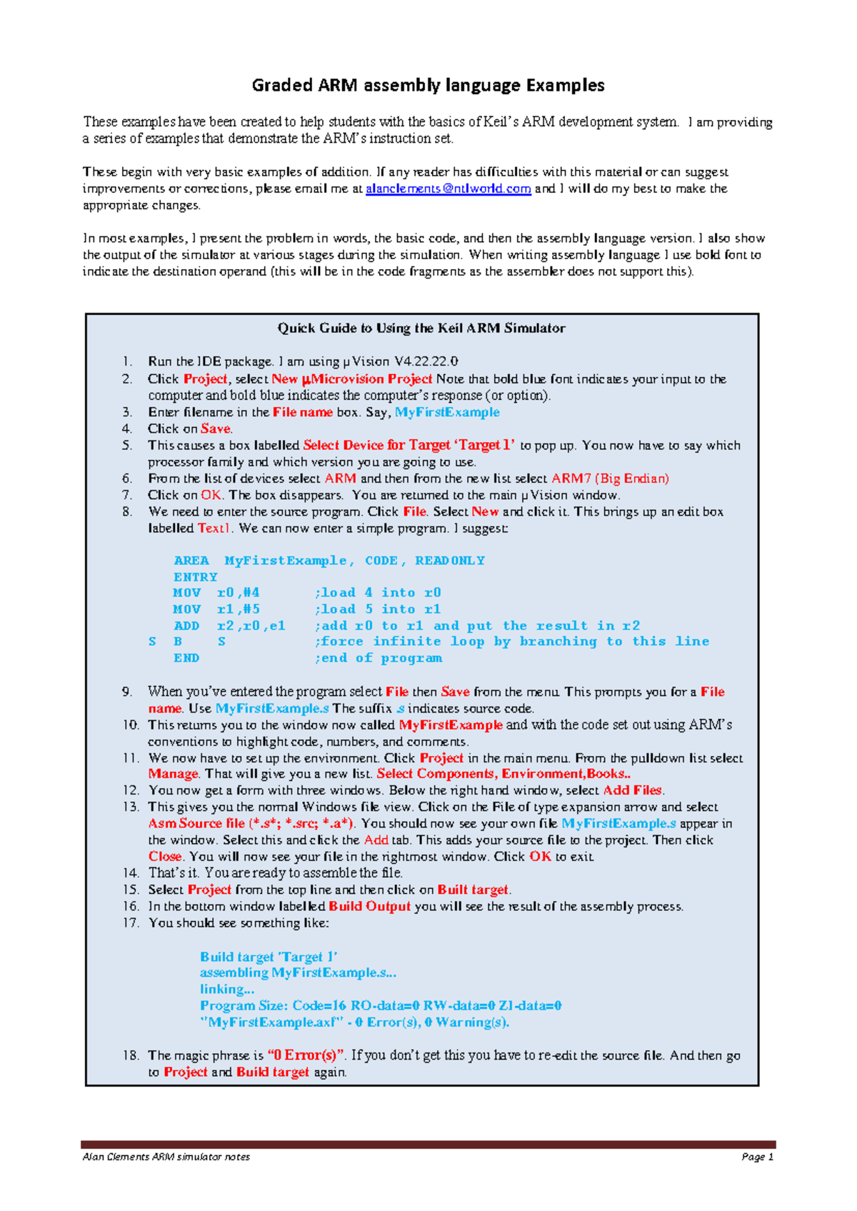 ARMgraded Examples - embedded - Graded ARM assembly language Examples ...