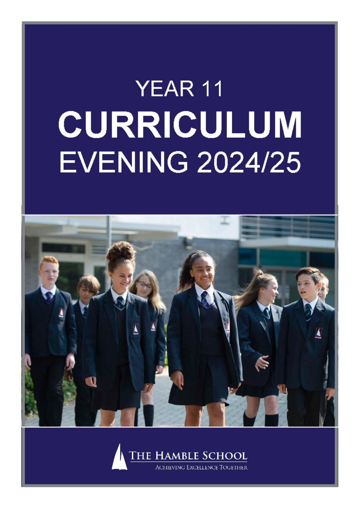 Year 11 Curriculum Booklet Sept 2024 25 - EVENING 2024/ CURRICULUM YEAR ...