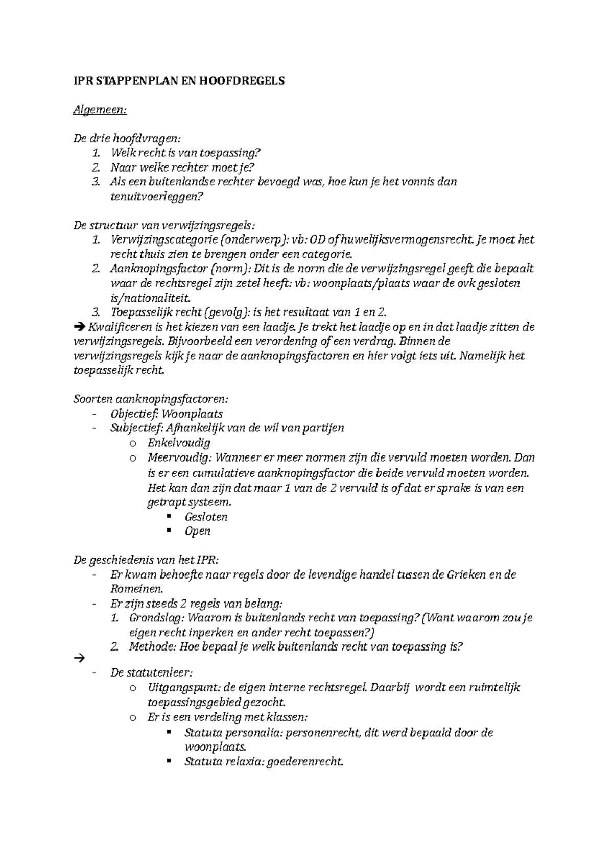 IPR Stappenplan en Hoofdregels: Een Overzicht van Toepasselijke Rechten ...