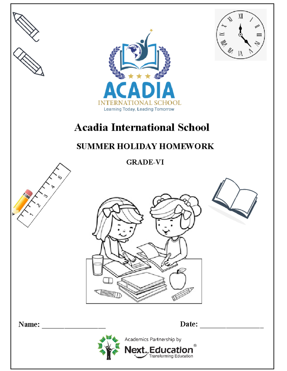 Grade+6-+Summer+Holiday+Homework - Ciencias Sociales - Name ...