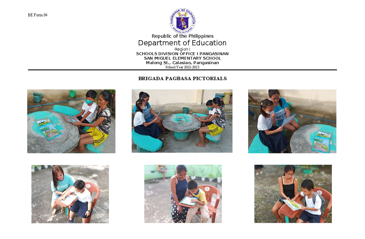 BE-Form-4 - brigada forms editable no. 2 - Education - BE Form 04 ...