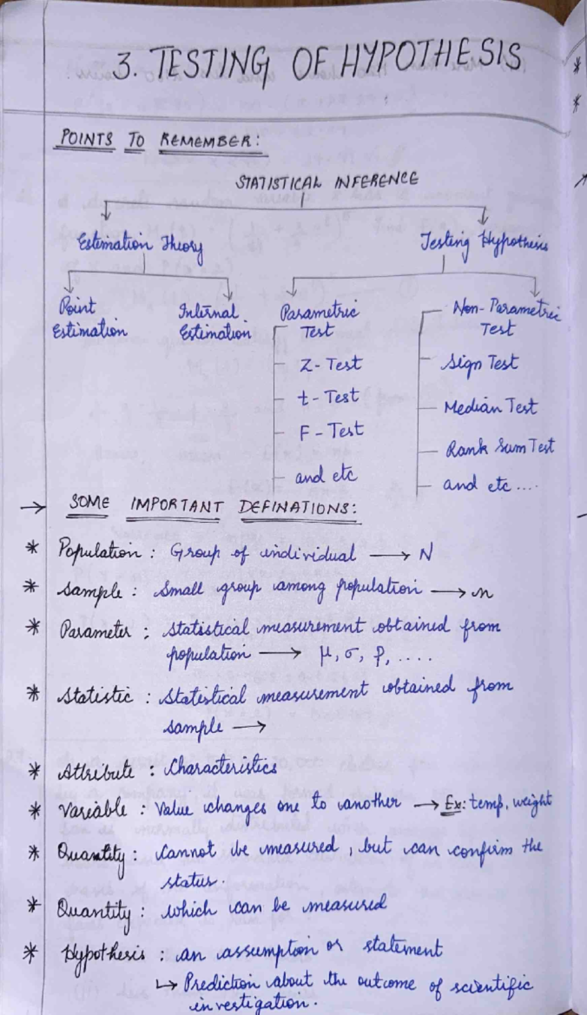 Unit 3 Maths: Testing Hypothesis Methods Overview - Studocu