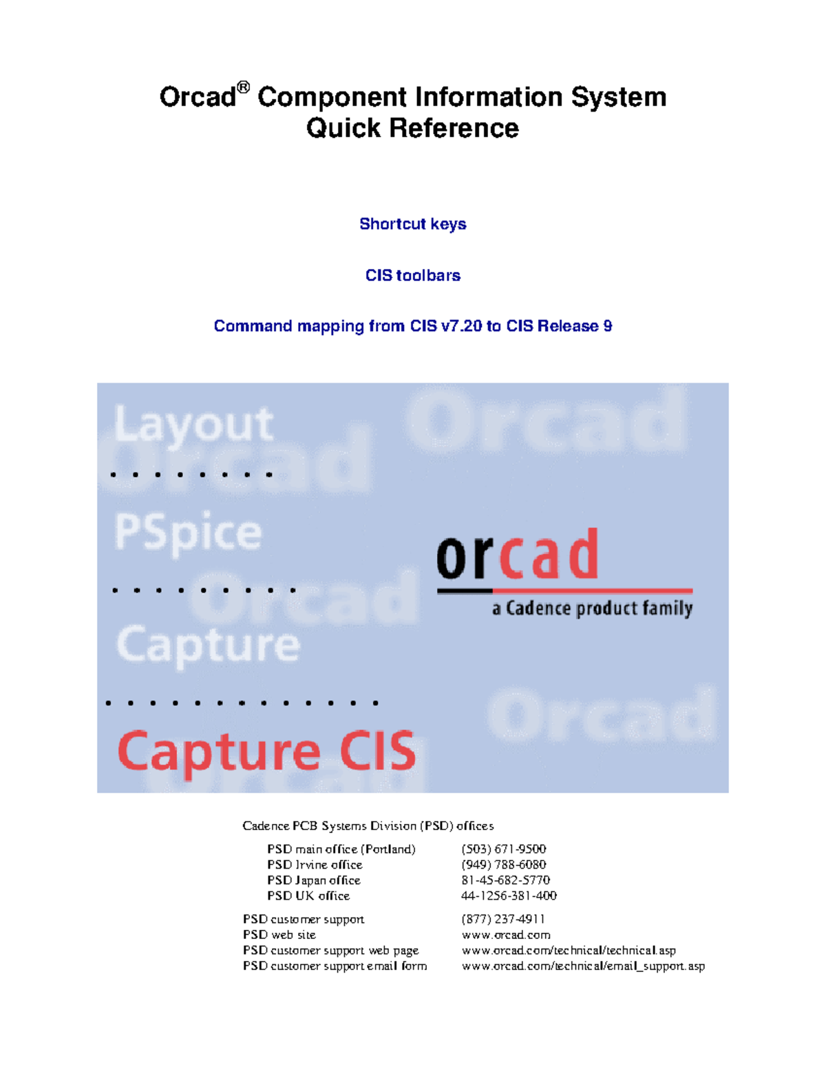CIS v9 Quick Reference: Shortcut Keys & Command Mapping Guide - Studocu