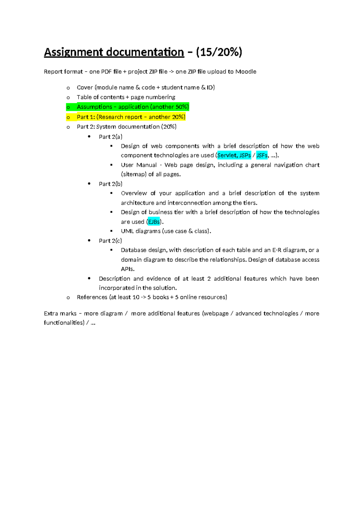 Assignment Documentation Report - 20260210 - Studocu