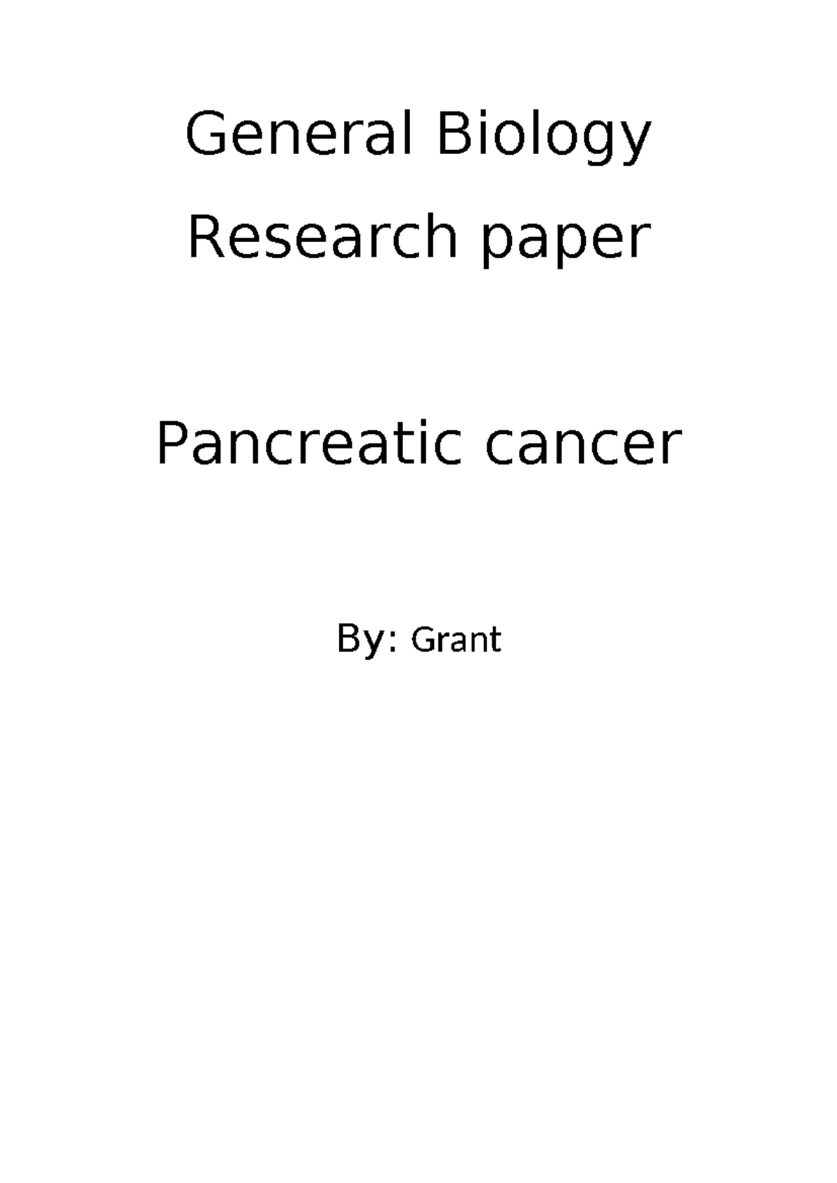 General-Biology-Research-paper - General Biology Research paper ...