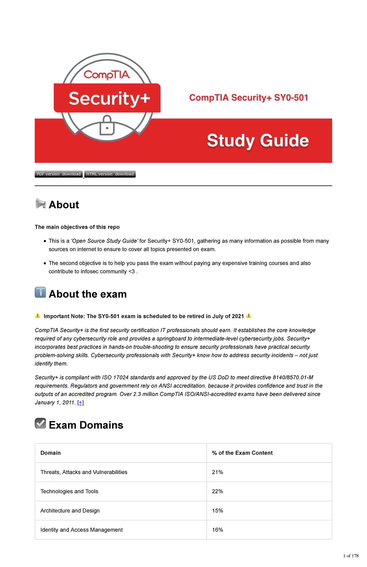 CompTIA Security+ Study Guide: Comprehensive Exam Prep Resources - Studocu