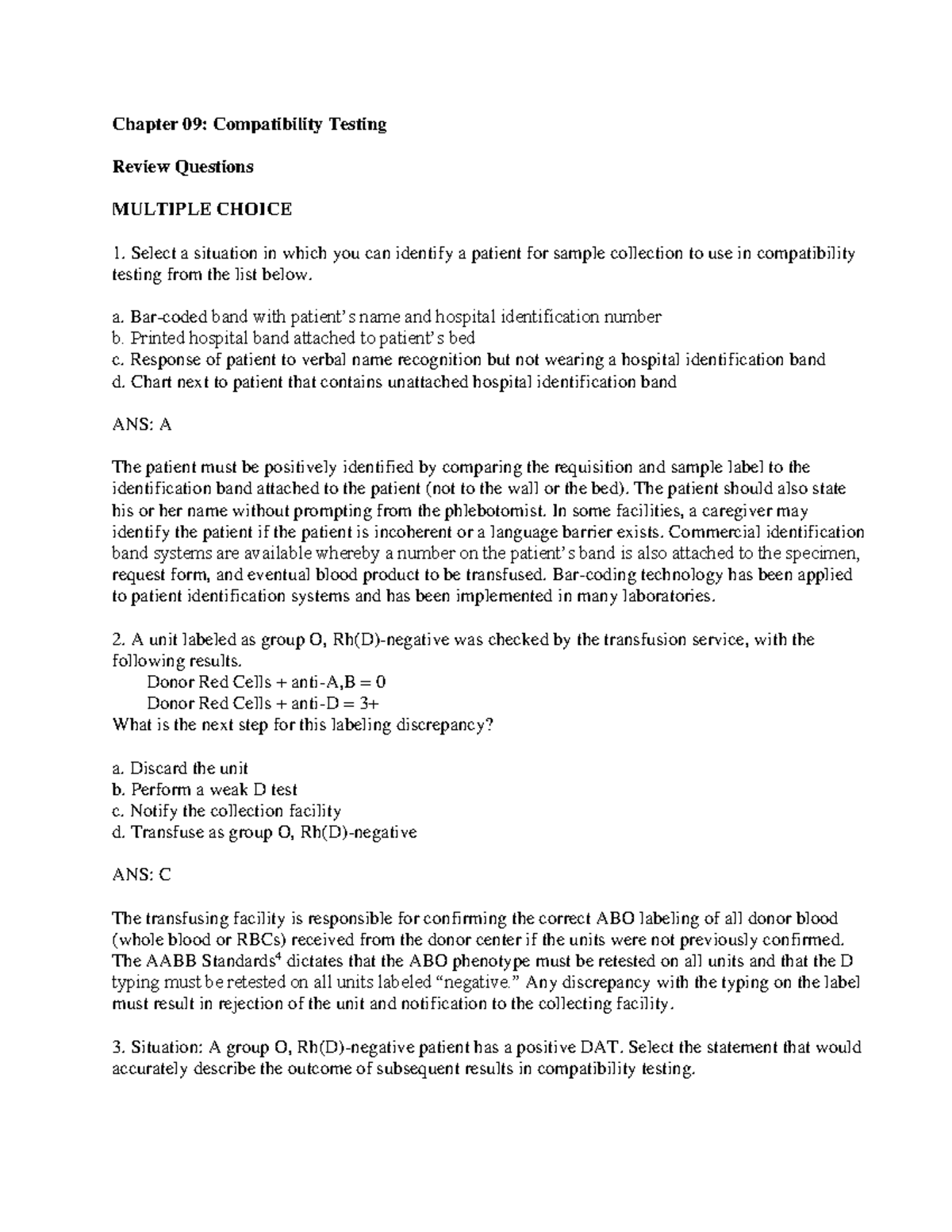 Chapter 009 - Chapter 09: Compatibility Testing Review Questions ...