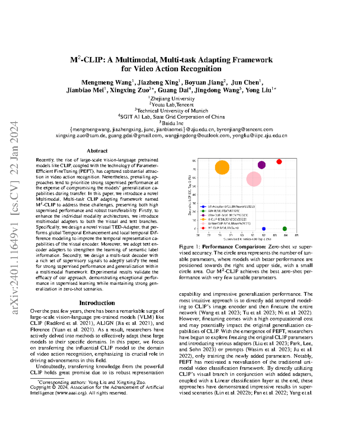 M2: A Multimodal Adapting Framework for Video Action Recognition - Studocu