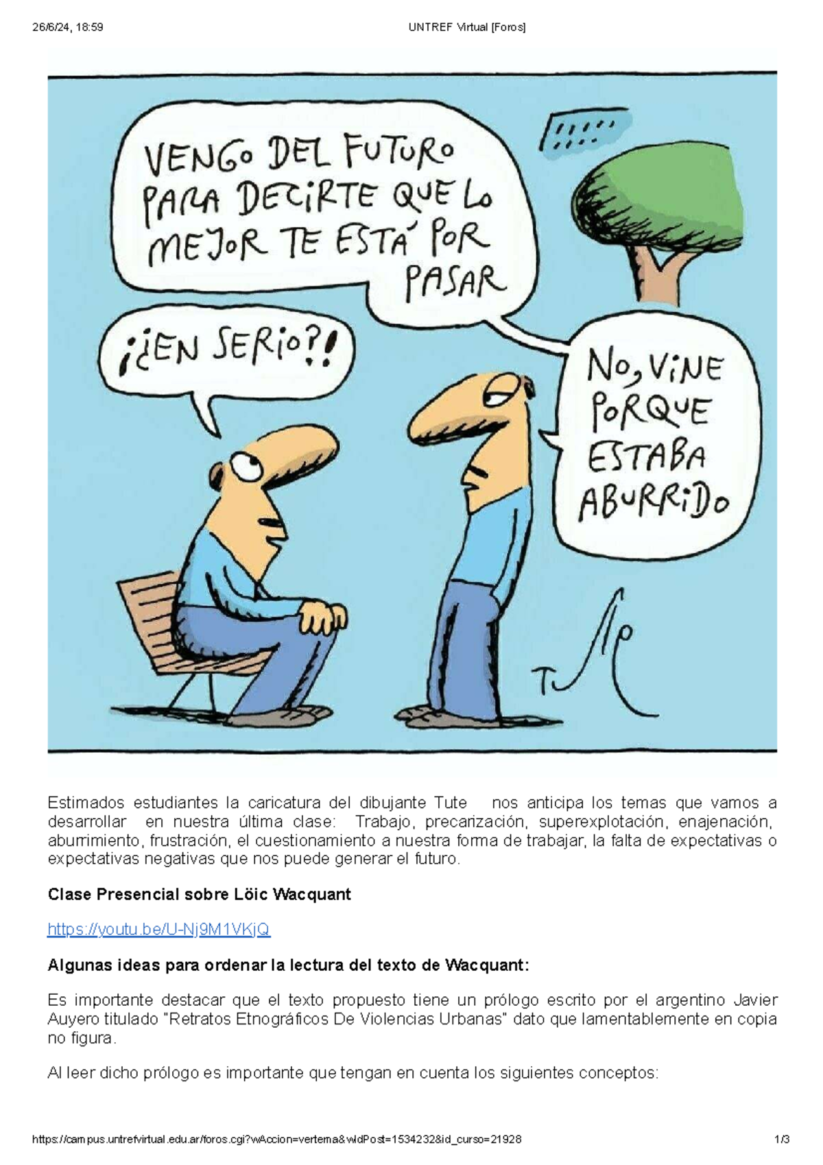 Clase 11 - Apuntes sobre Trabajo y Marginalidad en Wacquant y Bregman ...