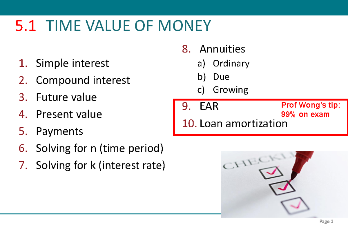 TVM - Time Value of Money: Annuities & Financial Calculations - Studocu