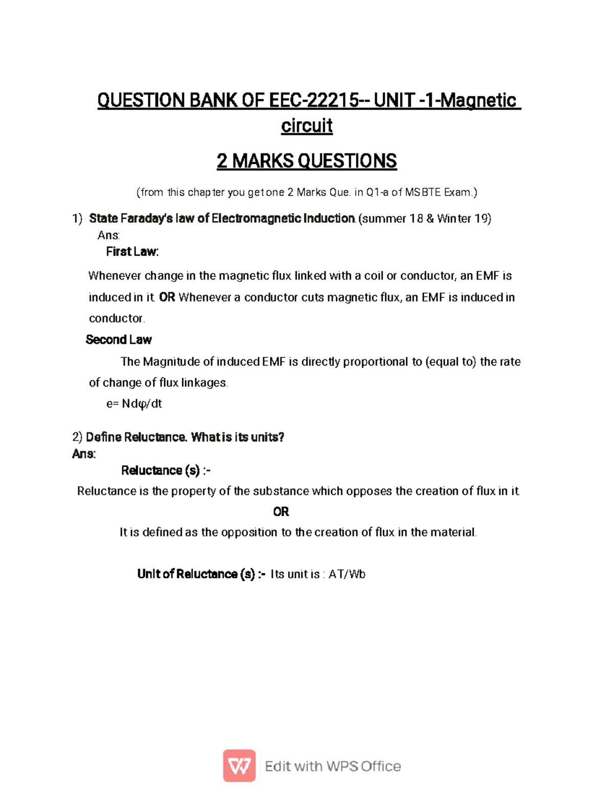 DBMS 22416 Summer 2019 Model Answer Paper - Studocu