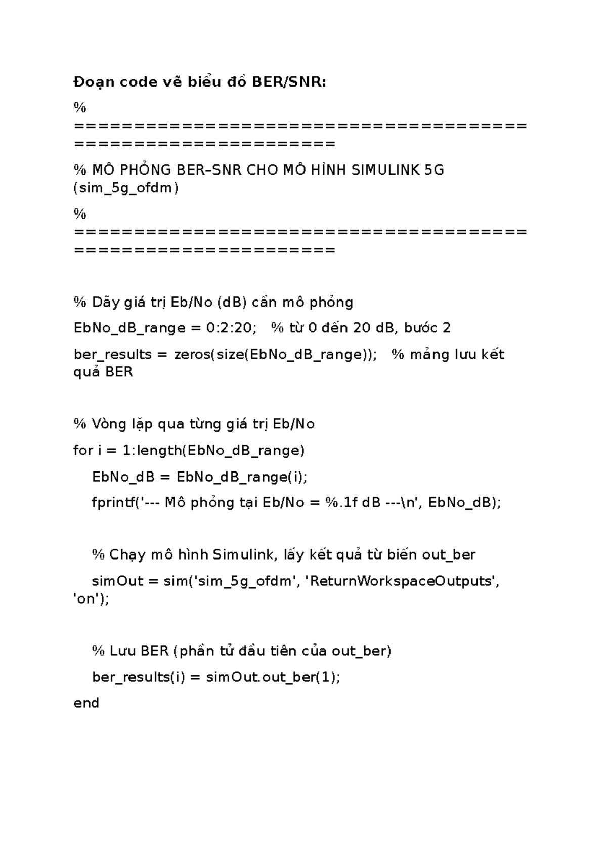 Đoạn code vẽ biểu đồ MÔ PHỎNG CHO MÔ HÌNH SIMULINK 5G (sim_5g_ofdm ...