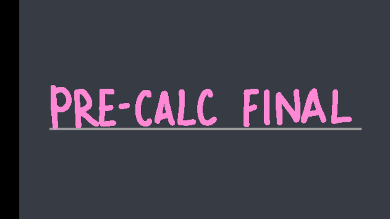 AP Pre-Calc Final Exam: Sequences, Series, and Convergence - Studocu