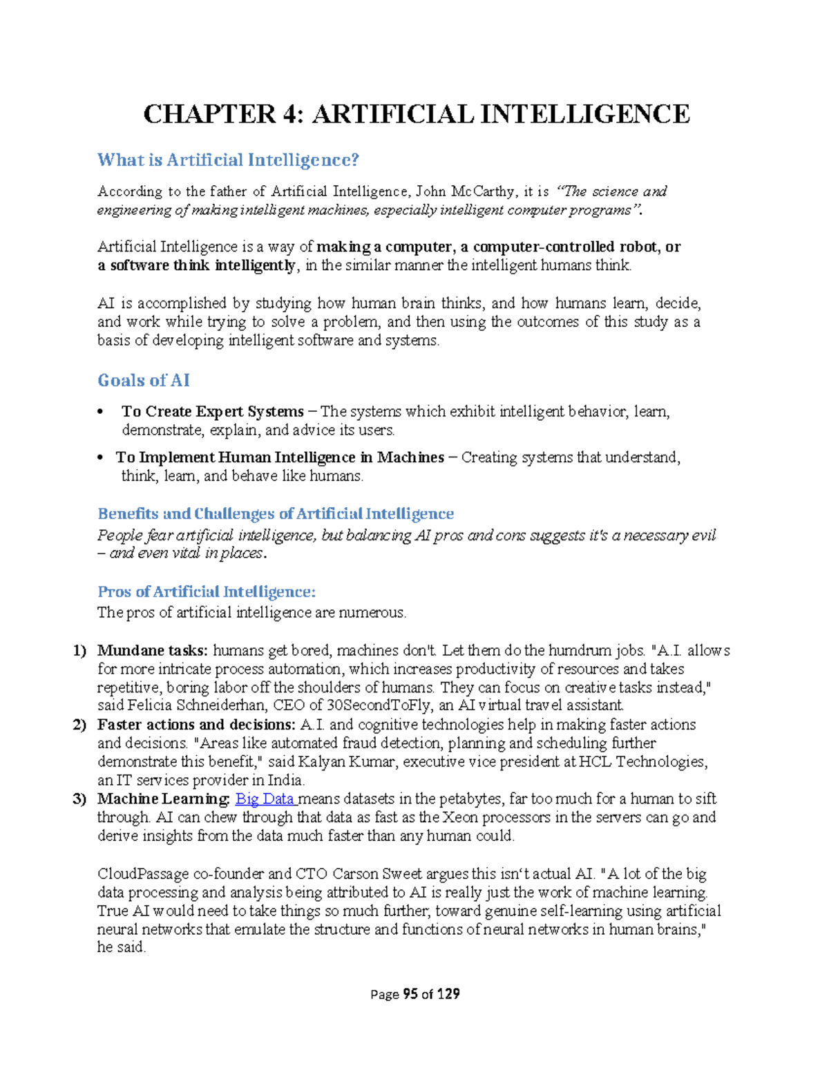 CHAPTER 4: AI - Understanding Artificial Intelligence and Its Impacts ...